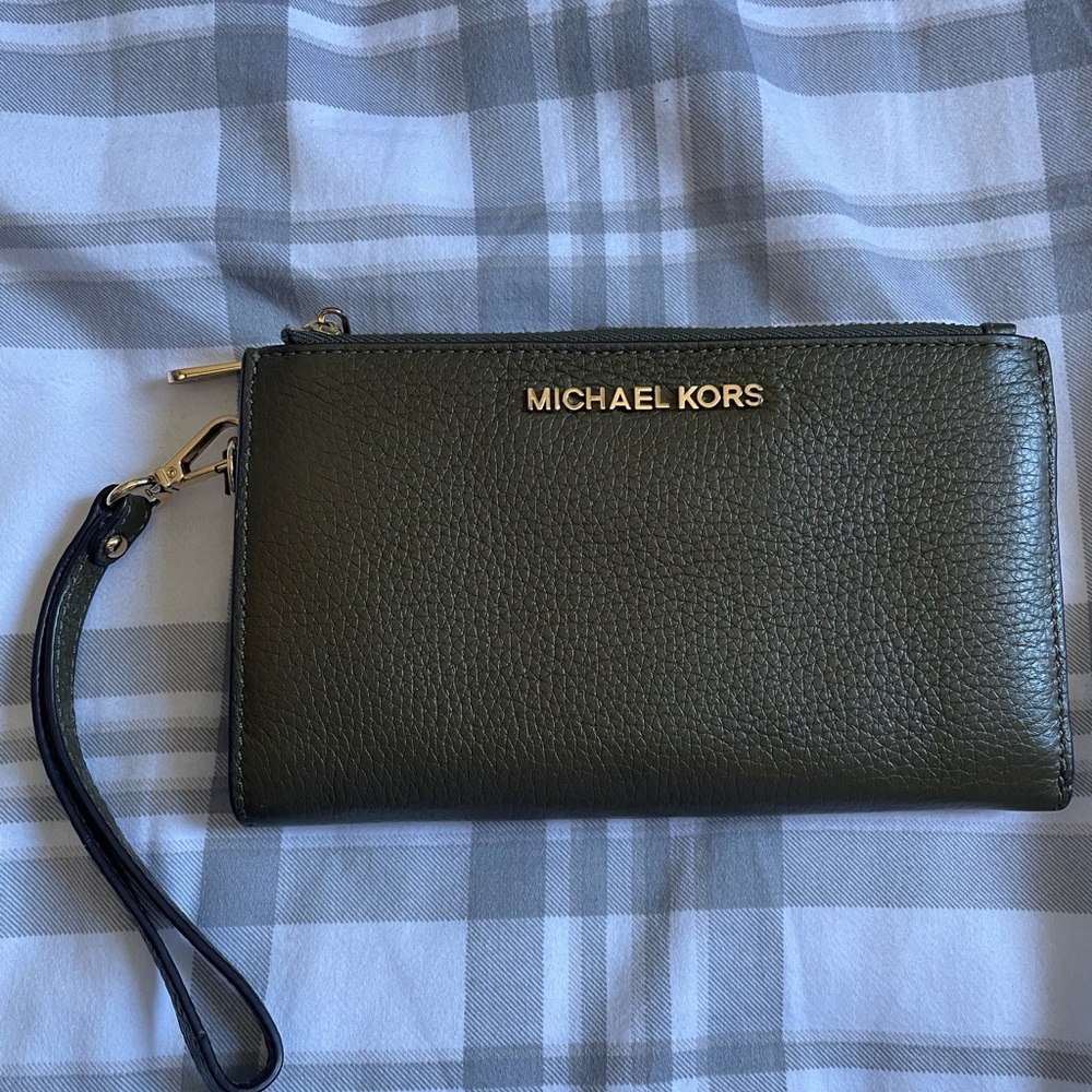 Army Green Michael Kors Wallet
